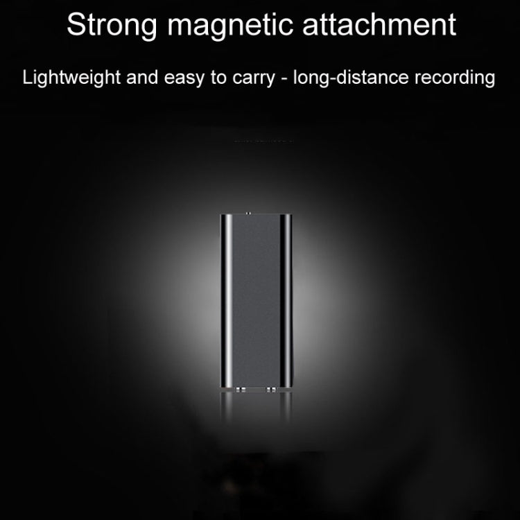 Q25 지능형 음성 녹음기 화면 포함 HD 노이즈 캔슬링 백 클립 음성 리포터, 4GB, 8GB, 16GB, 32GB