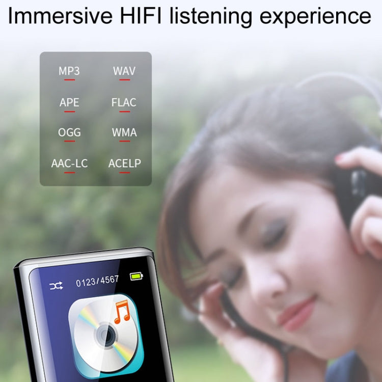 M27 1.8인치 블루투스 MP3/MP4 뮤직 플레이어 전자책 녹음기, 4GB, 8GB, 16GB, 32GB