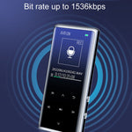 M27 1.8인치 블루투스 MP3/MP4 뮤직 플레이어 전자책 녹음기, 4GB, 8GB, 16GB, 32GB