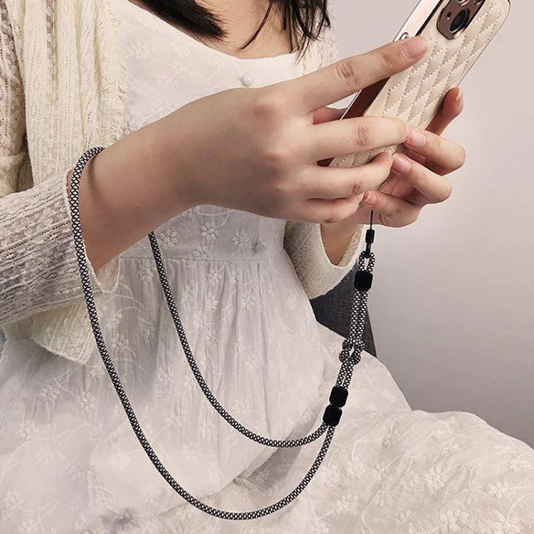 듀얼용 분리형 조절 휴대폰 랜야드 분실 방지 손목 끈, 연한 갈색, 검정, 파랑, 분홍