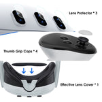 Meta Quest 3 PC 보호 케이스, 7 in 1 (글리터 투명), 7 in 1 (글리터 투명 블루), 7 in 1 (글리터 투명 레드), 단일 케이스 (글리터 투명), 단일 케이스 (글리터 투명 블루), 단일 케이스 (글리터 투명 레드)...