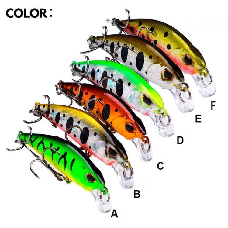 5.3cm 4.6g 싱킹 미노우 루어 롱 캐스팅 바이오닉 플라스틱 하드 베이트 낚시 장비, PROBEROS DW577 8003 훅, PROBEROS DW578 일반 훅