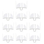 10개입/봉 재활용 투명 식당용 마스크 요리사 김서림 및 침방지 플라스틱 마스크