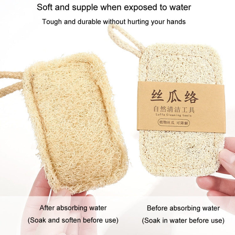 천연 루파 설거지 브러시 설거지 도구 루파 걸레 브러시, 부드러운 사각, 부드러운 타원, 단단한 사각, 단단한 타원