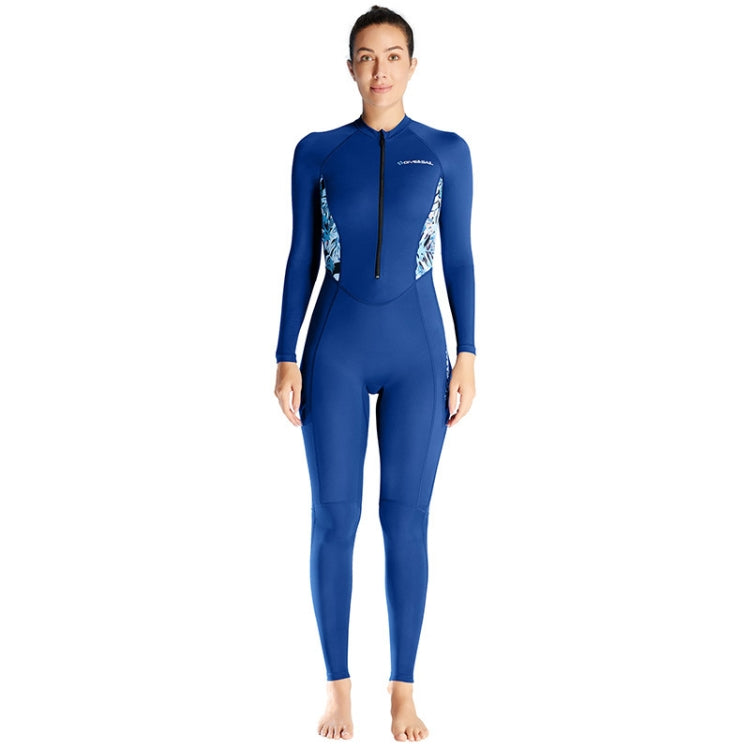 DIVE & SAIL 여성용 여름 얇은 웻수트 통기성 자외선 차단 긴팔 빠른 건조 수영복, S, M, L, XL, XXL
