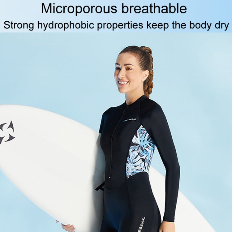DIVE & SAIL 여성용 여름 얇은 웻수트 통기성 자외선 차단 긴팔 빠른 건조 수영복, S, M, L, XL, XXL