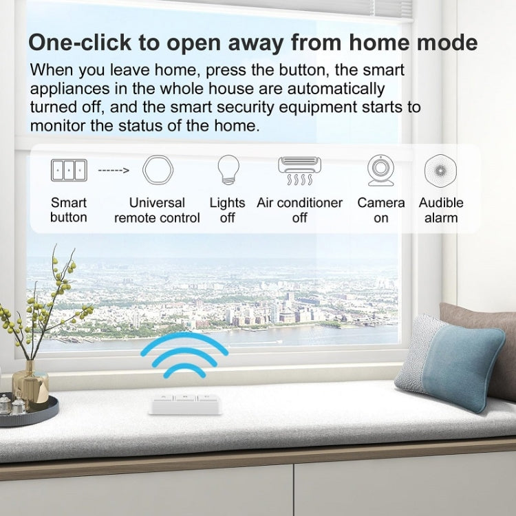 Zigbee Tuya 스마트 3키 상황별 무선 스마트 스위치, YSB33