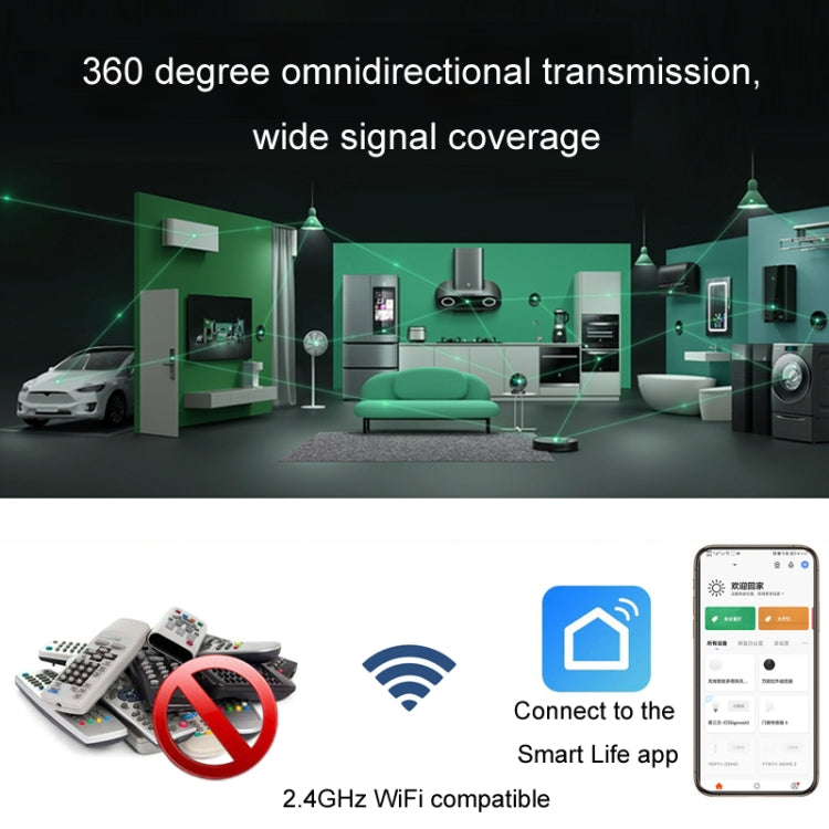 WIFI TV 셋톱박스 에어컨 스마트 리모컨 적외선 리모컨, QRA1