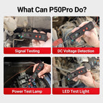 JDiag Mini Circuit Tester AC/DC Detection Multi-function Oscilloscope, P50 PRO