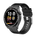 GT3Pro 1.28인치 헬스 모니터링 블루투스 통화 스마트워치 NFC 지원, 블랙 실리콘, 실버 실리콘, 블랙 가죽, 브라운 가죽, 블랙 스틸, 실버 스틸, 블랙 3구 스틸, 실버 3구 스틸