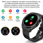 GT3Pro 1.28인치 헬스 모니터링 블루투스 통화 스마트워치 NFC 지원, 블랙 실리콘, 실버 실리콘, 블랙 가죽, 브라운 가죽, 블랙 스틸, 실버 스틸, 블랙 3구 스틸, 실버 3구 스틸