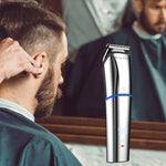 MARSKE 6 in 1 헤어 클리퍼 그루밍 세트 충전식 면도기 조각 코털 트리머, EU 플러그, US 플러그