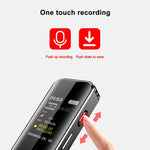 G1 0.96인치 IPS 컬러 스크린 HD 스마트 미니 노이즈 감소 타이머 녹음기, 8GB, 16GB, 32GB
