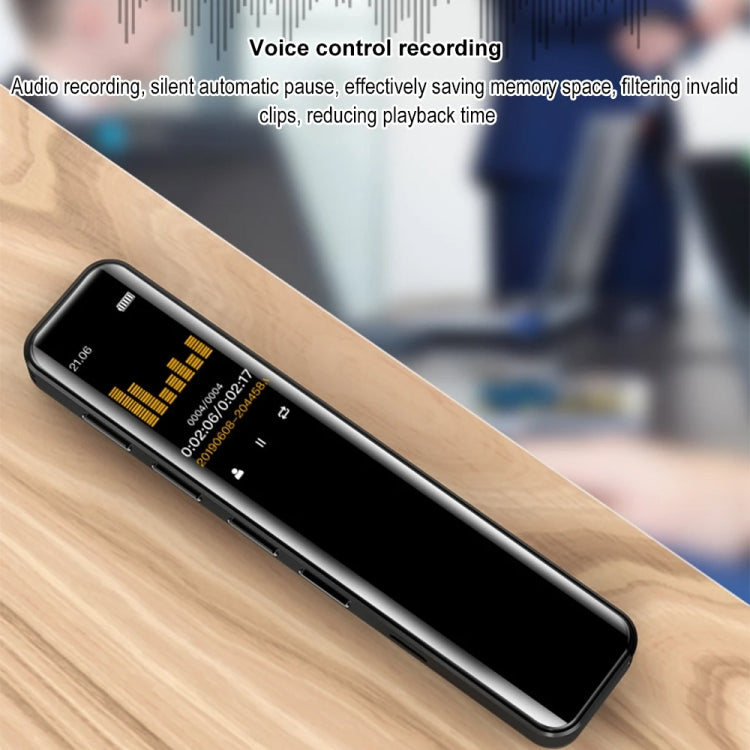 G1 0.96인치 IPS 컬러 스크린 HD 스마트 미니 노이즈 감소 타이머 녹음기, 8GB, 16GB, 32GB