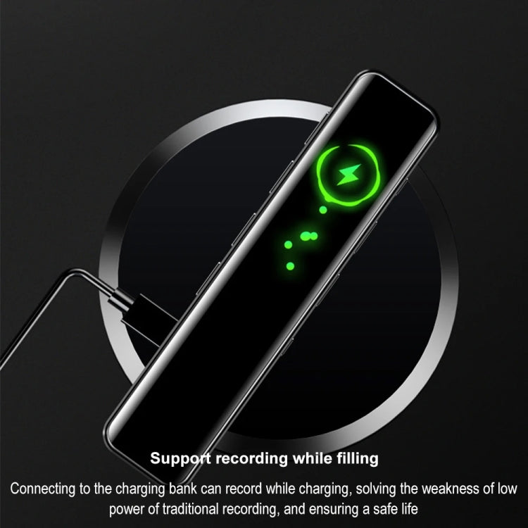 G1 0.96인치 IPS 컬러 스크린 HD 스마트 미니 노이즈 감소 타이머 녹음기, 8GB, 16GB, 32GB