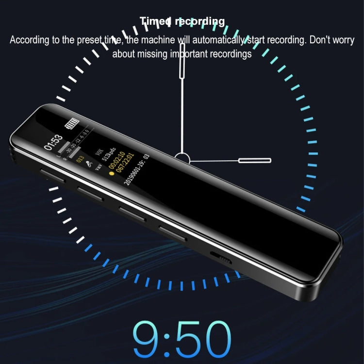 G1 0.96인치 IPS 컬러 스크린 HD 스마트 미니 노이즈 감소 타이머 녹음기, 8GB, 16GB, 32GB