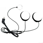 HD Noise-Proof Helmet Intercom Headset Microphone, 10 Pin Plug