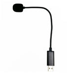 USB 직결 컴퓨터 라이브 비디오 회의용 마이크, 4.0x205mm, 4.0x255mm, 스위치 포함 4.0x255mm