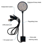 5W 어항 LED 클립 조명 USB 플러그 조명 수족관 반투명 수생 식물 램프