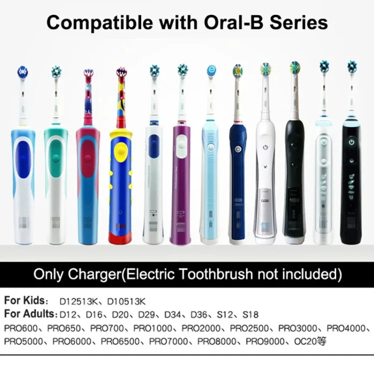 3757 브라운 Oral B D12 D16 D20 D36 전동 칫솔용 충전기, EU 플러그, EU 플러그