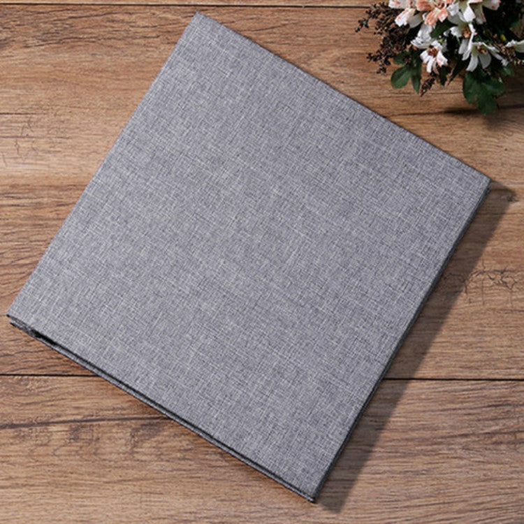 심플 린넨 자가 접착 필름 앨범 복고풍 가족 대용량 수제 창의적 선물