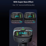 Car Bluetooth MP3 Player Ambient Light Charger, GZ03