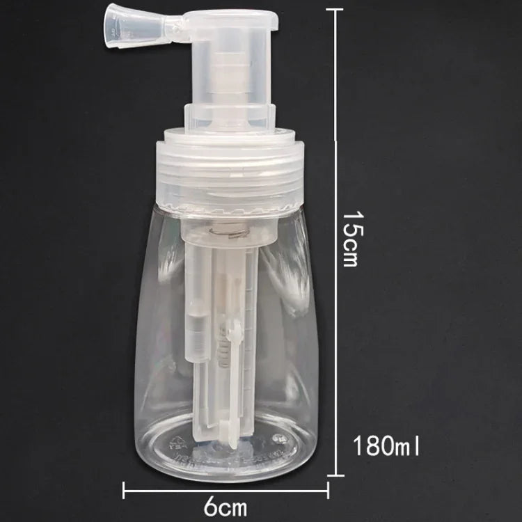 땀띠 파우더 스프레이 병 휴대용 빈 플라스틱 병, 180ml