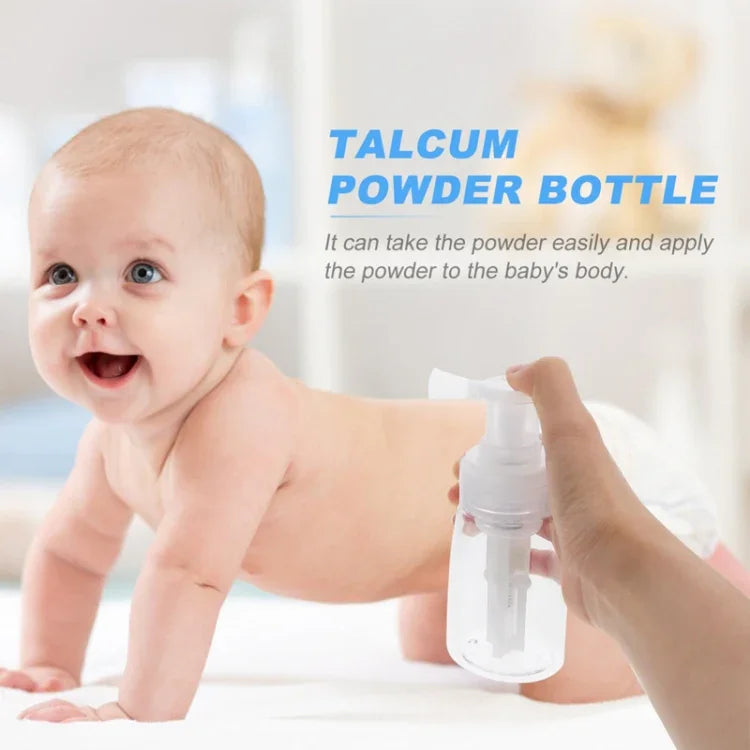 땀띠 파우더 스프레이 병 휴대용 빈 플라스틱 병, 180ml