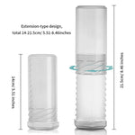 Transparent Plastic Travel Beard Brush Storage Tube