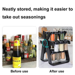 18-in-1 Rotating Ferris Wheel Kitchen Condiment Bottle Holder Set