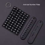 Car Key Cover Multifunctional Keychain Anti-lost Number Plate, For Suzuki A, For Suzuki B, For Suzuki C, For Suzuki D