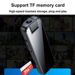 Mrobo D6 1080P 회전 카메라 야간 투시 비디오 녹화기 백 클립 포함, 메모리 없음, 16GB, 32GB, 64GB, 128GB