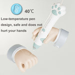 고양이 발톱 USB 충전 저온 3D 프린팅 펜 어린이 DIY 낙서 3D 페인팅 펜, 민트 그린, 사쿠라 핑크