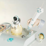 고양이 발톱 USB 충전 저온 3D 프린팅 펜 어린이 DIY 낙서 3D 페인팅 펜, 민트 그린, 사쿠라 핑크