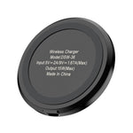 DSW-36B 휴대폰 무선 충전기 미니 15W 고속 충전 타입-C 원형 QI, DSW-36B