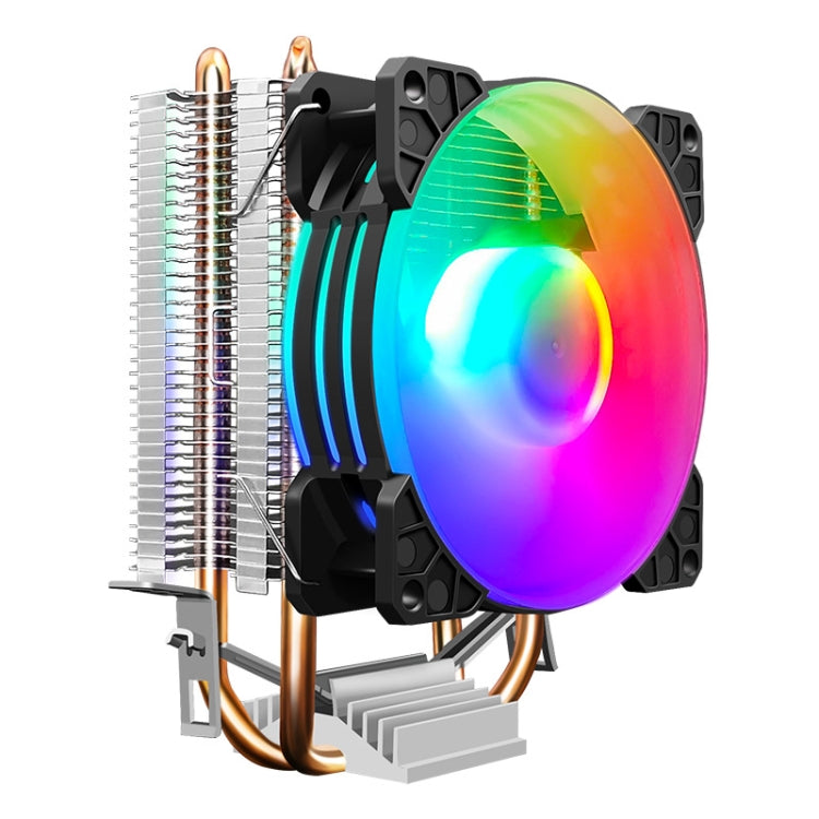 COOLMOON 프로스트 더블 구리 튜브 CPU 팬 데스크탑 PC 조명 무소음 AMD 공랭 쿨러, P2 매직 문 에디션 싱글 팬, P22 매직 문 에디션 더블 팬, P2 스트림라인 에디션 싱글 팬, P22 스트림라인 에디션 더블 팬