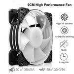 COOLMOON 프로스트 더블 구리 튜브 CPU 팬 데스크탑 PC 조명 무소음 AMD 공랭 쿨러, P2 매직 문 에디션 싱글 팬, P22 매직 문 에디션 더블 팬, P2 스트림라인 에디션 싱글 팬, P22 스트림라인 에디션 더블 팬
