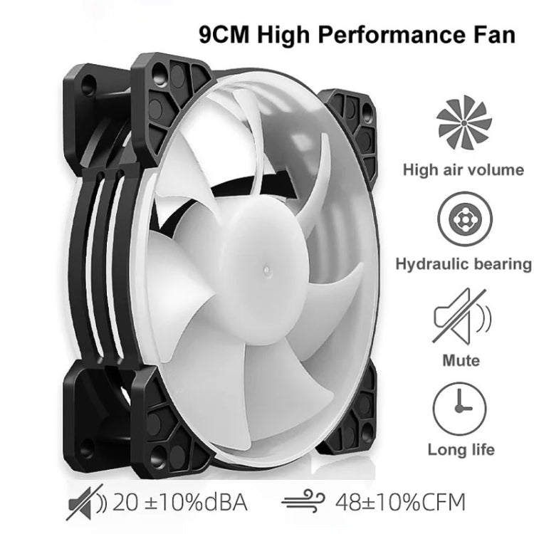 COOLMOON 프로스트 더블 구리 튜브 CPU 팬 데스크탑 PC 조명 무소음 AMD 공랭 쿨러, P2 매직 문 에디션 싱글 팬, P22 매직 문 에디션 더블 팬, P2 스트림라인 에디션 싱글 팬, P22 스트림라인 에디션 더블 팬