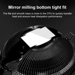 COOLMOON CPU 쿨러 데스크탑 컴퓨터 자동 색상 변경 멀티 플랫폼 무소음 쿨링 팬, CM-BF-RGB