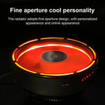 COOLMOON CPU 쿨러 데스크탑 컴퓨터 자동 색상 변경 멀티 플랫폼 무소음 쿨링 팬, CM-BF-RGB
