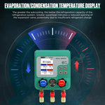DUOYI DY523 Automotive Vacuum Pressure Gauge Liquid Charge Fluorine Repair Electronic Refrigerant Meter, 2pcs / Set, 11pcs / Set