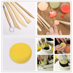 61 In 1 Clay Tools Kit Ceramics DIY Clay Sculpting Tools for Pottery Craft, Baking, Carving, 61 In 1