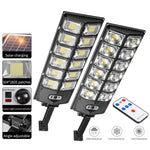 LED 강광 이중 행 태양광 정원 조명 인덕션 가로등, E-SMARTER W789A-6, E-SMARTER W789B-6