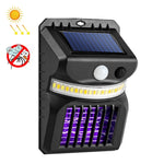 E-SMARTER W792 LED 태양광 벽등 보라색 빛 모기 퇴치 기능 인체 지능 센서 야외 정원 램프, 백색광, 백색광+황색광