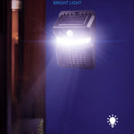 E-SMARTER W792 LED 태양광 벽등 보라색 빛 모기 퇴치 기능 인체 지능 센서 야외 정원 램프, 백색광, 백색광+황색광