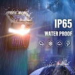 E-SMARTER W792 LED 태양광 벽등 보라색 빛 모기 퇴치 기능 인체 지능 센서 야외 정원 램프, 백색광, 백색광+황색광