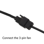DC5521 전원 어댑터에서 12V 컴퓨터 케이스 4핀 팬 케이블, DC5521에서 12V 4핀