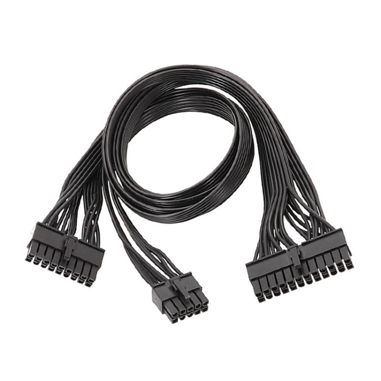 EVGA 10핀 / 18핀에서 24핀 플랫 케이블 모듈 케이블 그래픽 카드 블록 코드용, 60cm EVGA용