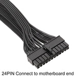 EVGA 10핀 / 18핀에서 24핀 플랫 케이블 모듈 케이블 그래픽 카드 블록 코드용, 60cm EVGA용
