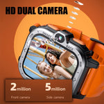 LOKMAT APPLLP 4 MAX 2.02인치 안드로이드 8.1 풀 네트워크 와이파이 카드 블루투스 스마트워치, 4G+64G(실버), 4G+64G(네이비 블루)